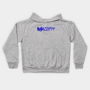 wazzup wutang blue Kids Hoodie